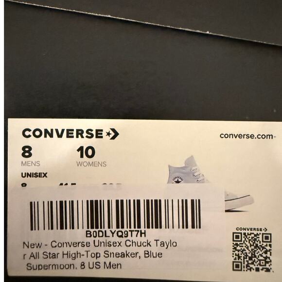 NEW Converse Chuck Taylor All Star Hi A10535F Blue Men’s 8 / Women’s 10 - Picture 8 of 8